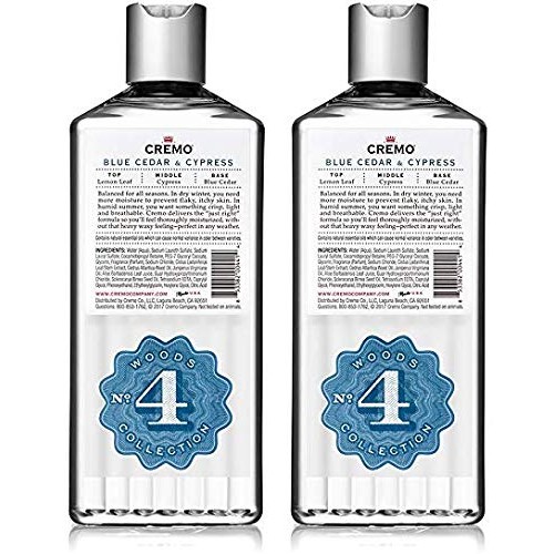 Cremo Rich-Lathering Blue Cedar & Cypress Body Wash, A Woodsy Scent with Note...