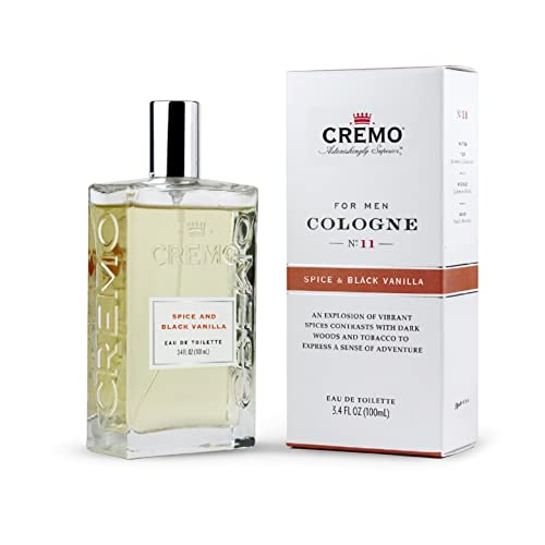 Cremo Spice & Black Vanilla Cologne Spray, An Explosion of Vibrant Spices, To...