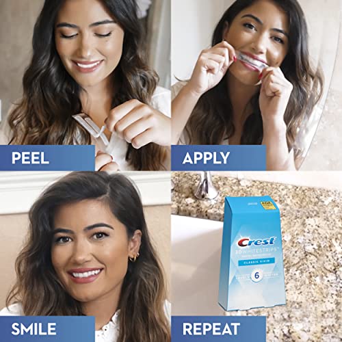 Crest 3D Whitestrips Classic Vivid Teeth Whitening Kit (Packaging May Vary), ...