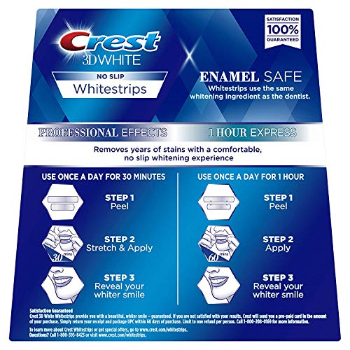 Crest 3D Whitestrips, Professional Effects, Teeth Whitening Strip Kit, 44 Str...
