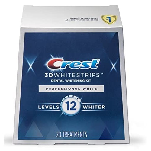 Crest 3D Whitestrips, Professional White, Teeth Whitening Strip Kit, 40 Strip...
