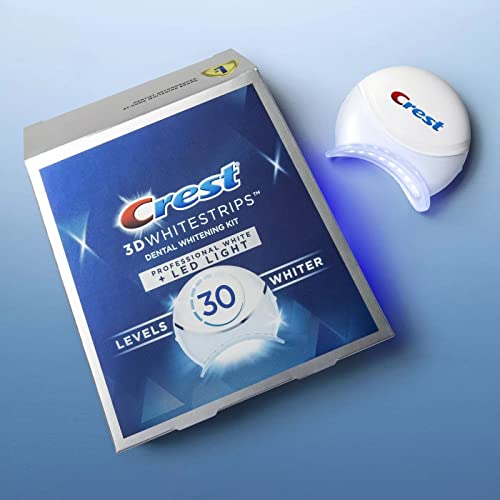 Crest 3D Whitestrips Professional White with Hydrogen Peroxide + LED Light Te...