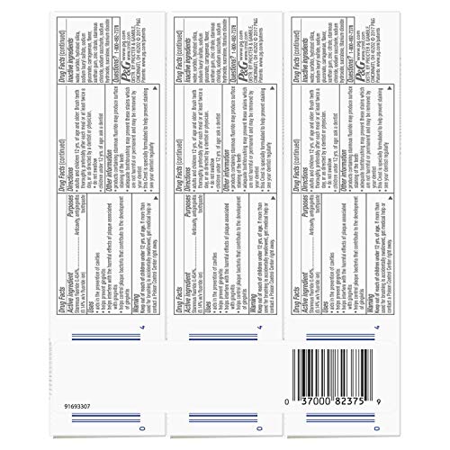 Crest Gum & Enamel Repair Toothpaste, Advanced Whitening, 4.1oz (Pack of 3) (...