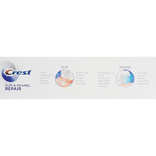 Crest Gum & Enamel Repair Toothpaste, Advanced Whitening, 4.1oz (Pack of 3) (...