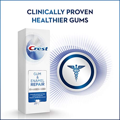 Crest Gum & Enamel Repair Toothpaste, Advanced Whitening, 4.1oz (Pack of 3) (...