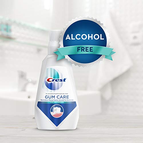 Crest Gum Care Mouthwash, Cool Wintergreen, 16.9 fl oz. (Pack of 4)