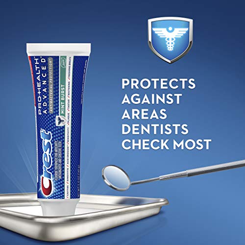 Crest Pro-Health Advanced Antibacterial Protection Toothpaste, Mint Burst, 5o...