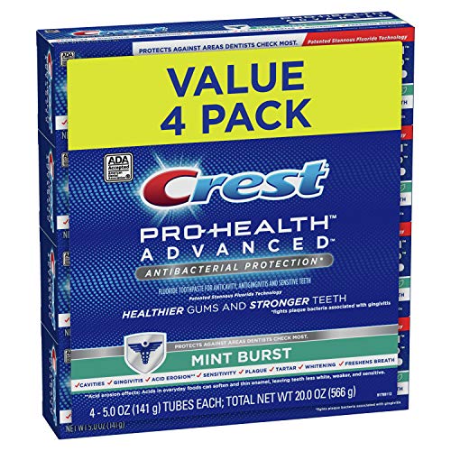 Crest Pro-Health Advanced Antibacterial Protection Toothpaste, Mint Burst, 5o...