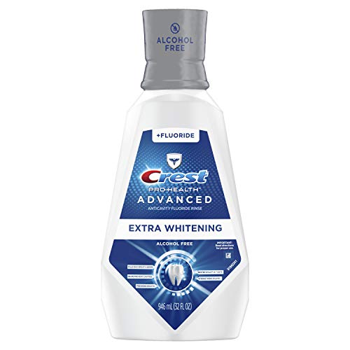 Crest Pro-Health Advanced Mouthwash, Alcohol Free, Extra Whitening, Energizin...