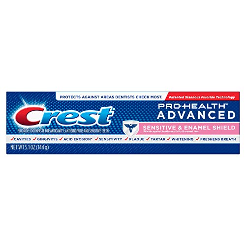 Crest Pro-Health Advanced Sensitive & Enamel Shield Toothpaste, 5.1 oz (Packa...