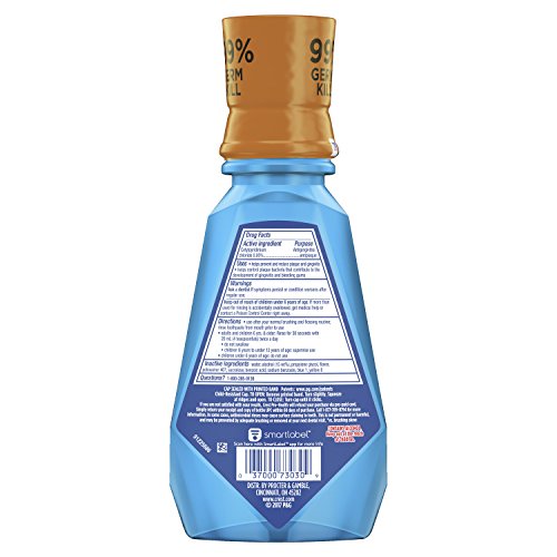 Crest Pro Health Intense Mouthwash with CPC (Cetylpyridinium Chloride), Clean...