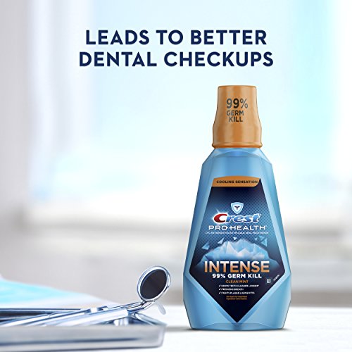 Crest Pro Health Intense Mouthwash with CPC (Cetylpyridinium Chloride), Clean...