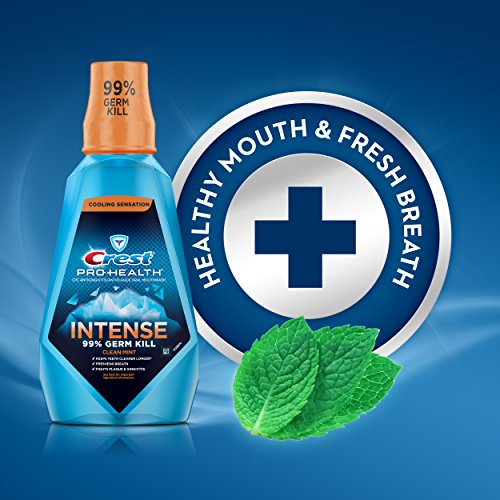 Crest Pro Health Intense Mouthwash with CPC (Cetylpyridinium Chloride), Clean...
