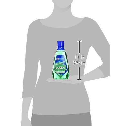 Crest Scope Formula Classic Mouthwash, original, 33.8 Fl Oz
