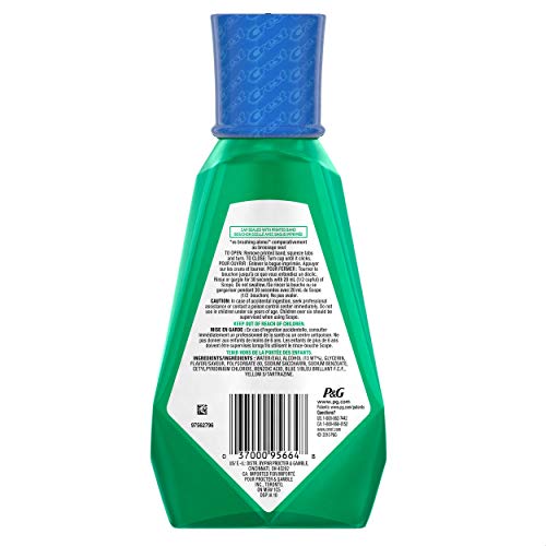 Crest Scope Outlast Mouthwash, Long Lasting Mint, 500 mL