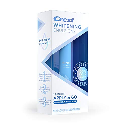 Crest Whitening Emulsions On-the-Go Leave-On Teeth Whitening Pen, 0.35 Oz (10 G)