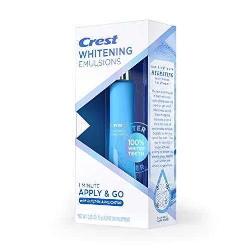 Crest Whitening Emulsions On-the-Go Leave-On Teeth Whitening Pen, 0.35 Oz (10 G)