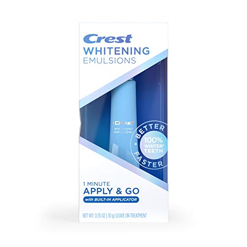 Crest Whitening Emulsions On-the-Go Leave-On Teeth Whitening Pen, 0.35 Oz (10 G)