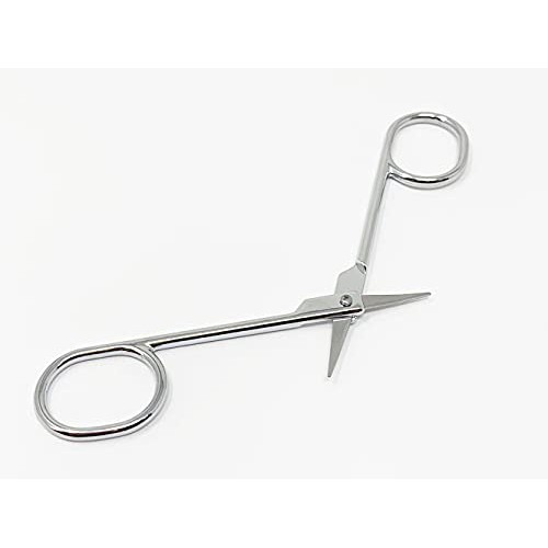 Stainless Steel Eyebrow Scissors - Professional Nail Scissors (6PCS, CUTICLE ...