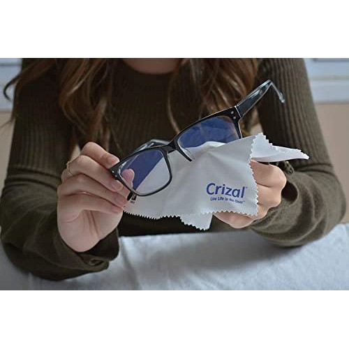 Crizal Lens Cleaning Cloth 12 Pack Wipes Micro Fiber Cleaning Cloth in Own Ca...