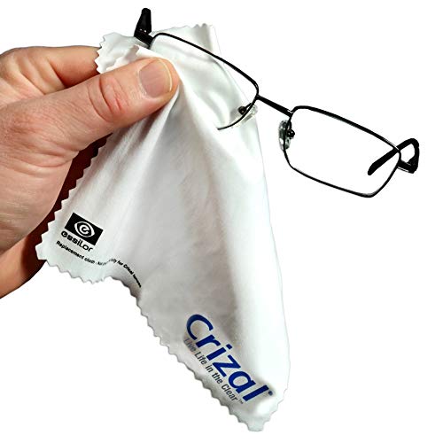 Crizal Lens Cleaning Cloth 4 Pack Wipes Micro Fiber Cleaning Cloth in Own Car...