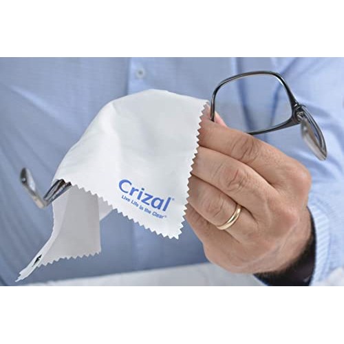 Crizal Lens Cleaning Cloth 4 Pack Wipes Micro Fiber Cleaning Cloth in Own Car...