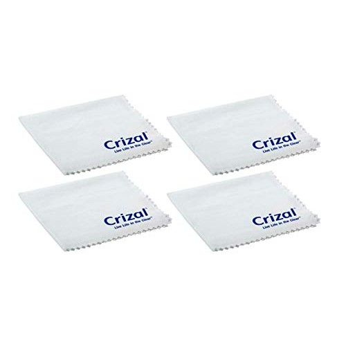 Crizal Lens Cleaning Cloth 4 Pack Wipes Micro Fiber Cleaning Cloth in Own Car...