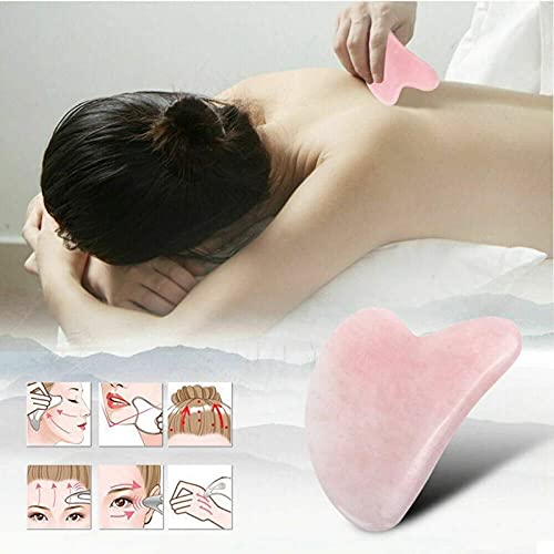Gua Sha Facial Tool for Face,Eyes, Neck,Body Muscle Relaxing and Relieve, Nat...