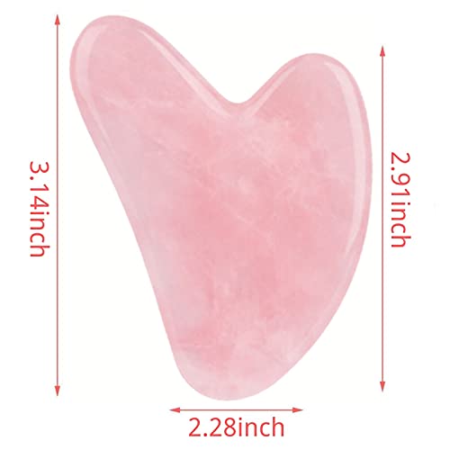 Gua Sha Facial Tool for Face,Eyes, Neck,Body Muscle Relaxing and Relieve, Nat...