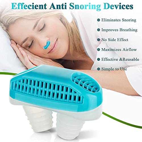 Anti Snoring Devices[Upgrade 2-in-1] Snore Stopper Snoring Solution Nose Vent...