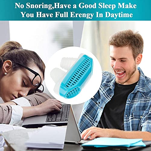 Anti Snoring Devices[Upgrade 2-in-1] Snore Stopper Snoring Solution Nose Vent...