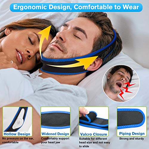 Crowndy Anti Snoring Chin Strap, Anti Snoring Devices Effective Stop Snoring ...