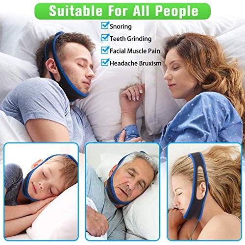 Crowndy Anti Snoring Chin Strap, Anti Snoring Devices Effective Stop Snoring ...