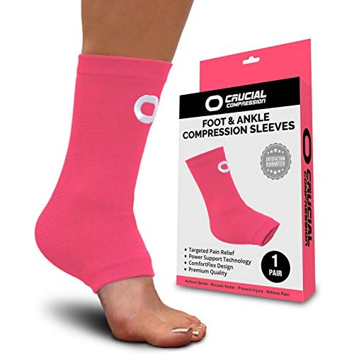 Ankle Brace Compression Sleeve for Men & Women (1 Pair) - Best Ankle Support ...