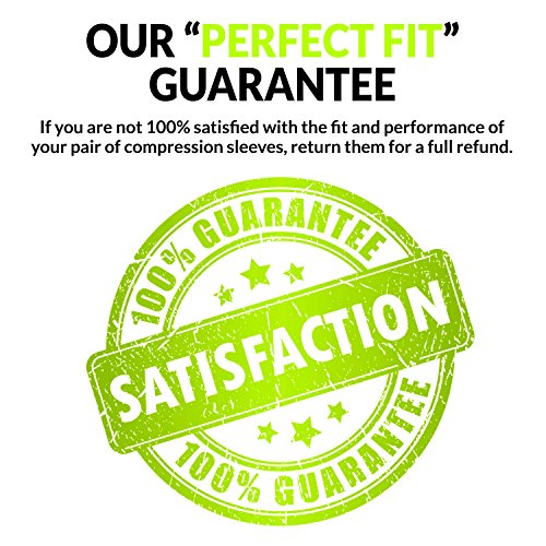 Crucial Compression Knee Sleeve (1 Pair) - Best Knee Braces for Knee Pain for...