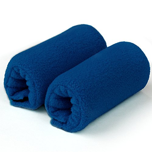 Crutch Comfort Deluxe Soft Fleece & Foam Crutch Accessory Set (Blue)