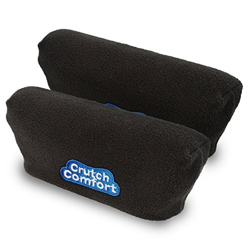 Universal Crutch Underarm Pad Covers - Luxurious Soft Fleece with Sculpted Me...