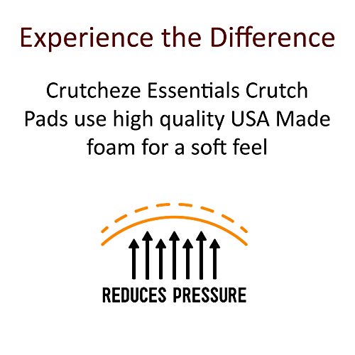 Crutch Pads and Hand Grip Covers Crutcheze USA Made with Soft Foam Padding - ...