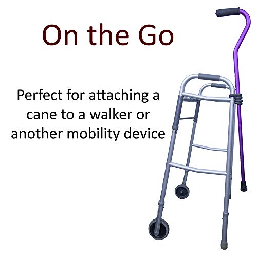 Crutcheze Cane Holder 3 Pack - Holds Canes Within Reach - Walking Stick Holde...