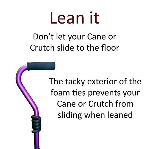 Crutcheze Cane Holder 3 Pack - Holds Canes Within Reach - Walking Stick Holde...