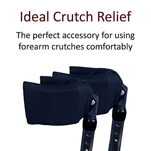 Crutcheze Forearm Crutch Pads - Covers for Arm Cuffs USA Made - Breathable, U...