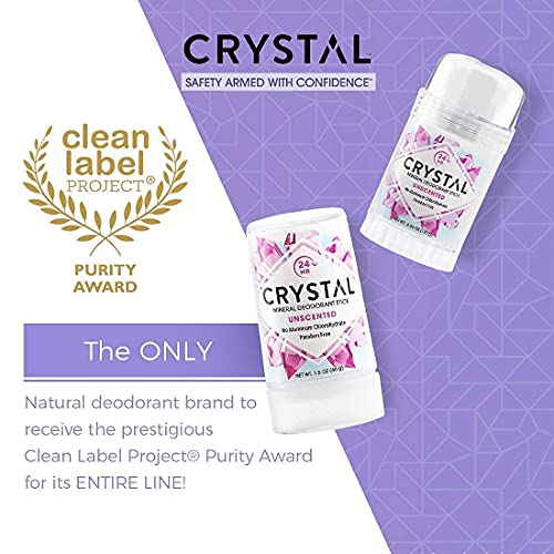 CRYSTAL Deodorant Stick (30003), Unscented, 4.25 Ounce