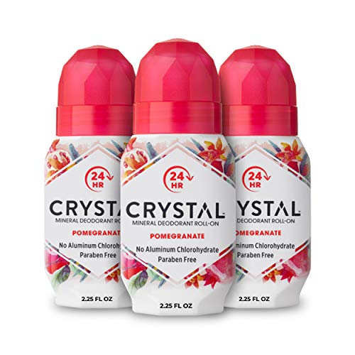 Crystal Mineral Deodorant Roll-On Body Deodorant With 24-Hour Odor Protection...