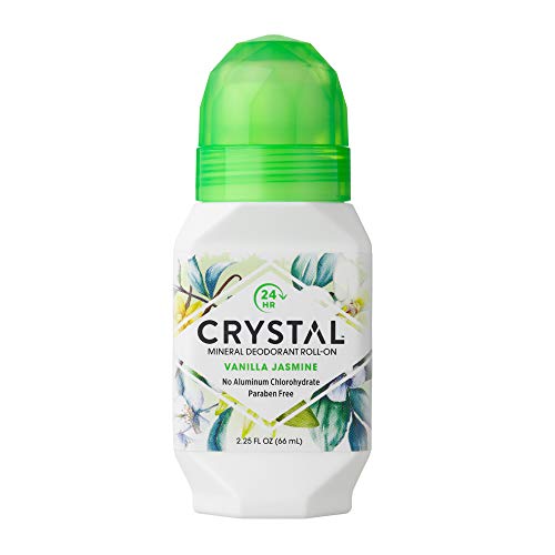 Crystal Mineral Deodorant Roll-On, Vanilla Jasmine, 2.25 fl oz