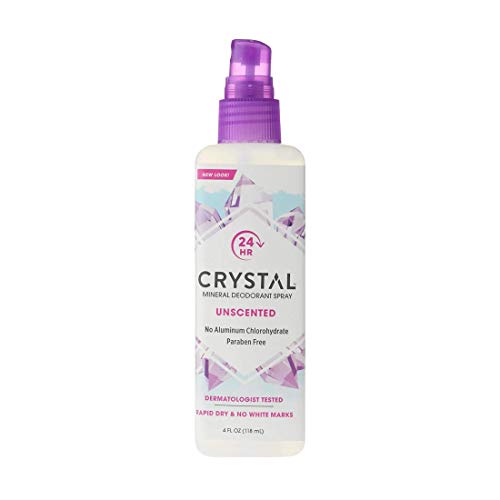 Crystal™ Mineral Deodorant Spray - Unscented Body Deodorant With 24 Hours Odo...
