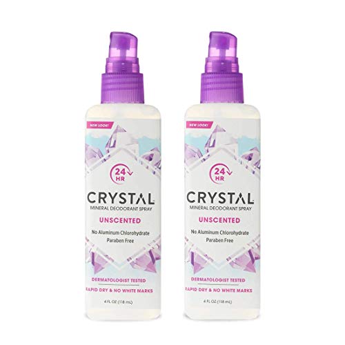 Crystal™ Mineral Deodorant Spray - Unscented Body Deodorant With 24 Hours Odo...