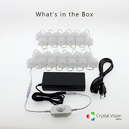 Crystal Vision Make up Mirror LED Light Kit Provided by Samsung for Cosmetic ...