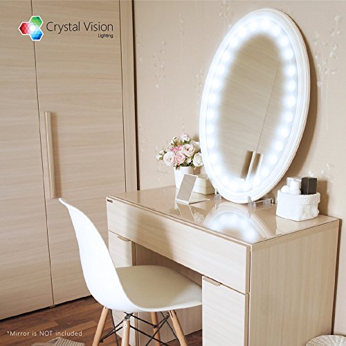 Crystal Vision Make up Mirror LED Light Kit Provided by Samsung for Cosmetic ...