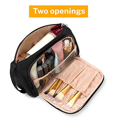 Small Makeup Bag, Makeup Pouch, Travel Cosmetic Organizer for Women and Girls...