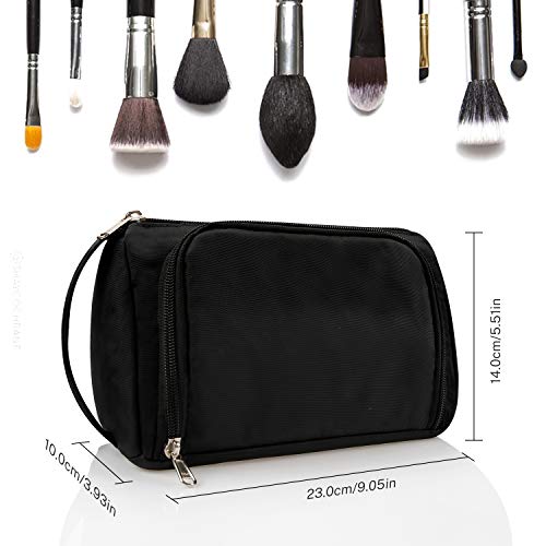 Small Makeup Bag, Makeup Pouch, Travel Cosmetic Organizer for Women and Girls...